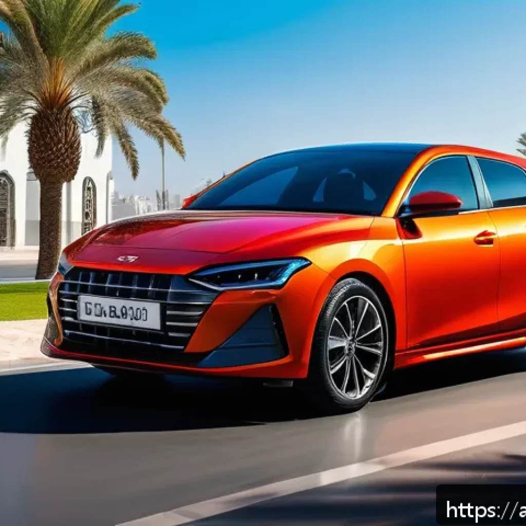 타타 알트로즈와 도요타 야리스 비교 - A sleek, modern hatchback car with sharp, angular lines and a large front grille featuring LED headl...